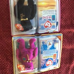 NWT 4pc mini beanie vintage